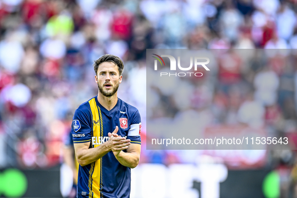 FC Twente player Ricky van Wolfswinkel during the match Utrecht vs. Twente at Stadium Galgenwaard for the Dutch Eredivisie 4th round season...