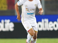 Razvan Marin of Cagliari Calcio is in action during the Serie A match between Lecce and Cagliari in Lecce, Italy, on August 31, 2024. (