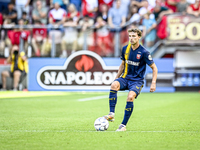 FC Twente player Youri Regeer during the match Utrecht vs. Twente at Stadium Galgenwaard for the Dutch Eredivisie 4th round season 2024-2025...