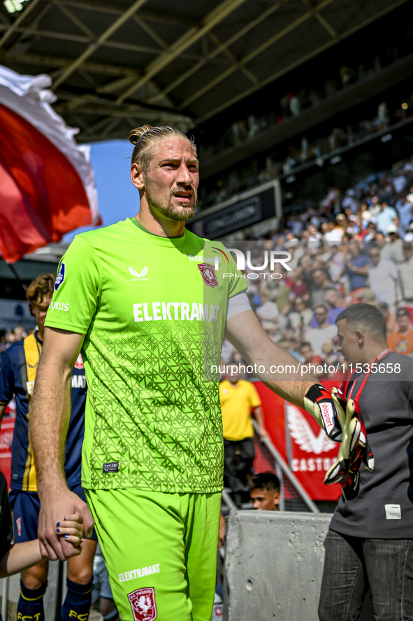 FC Twente goalkeeper Lars Unnerstall during the match Utrecht vs. Twente at Stadium Galgenwaard for the Dutch Eredivisie 4th round season 20...