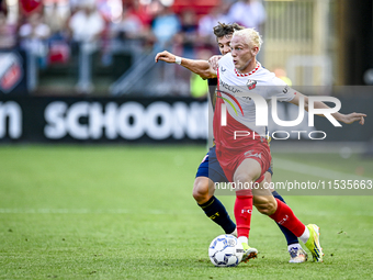 FC Utrecht player Kolbeinn Finnsson during the match between Utrecht and Twente at Stadium Galgenwaard for the Dutch Eredivisie 4th round se...