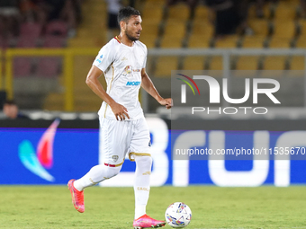 Jakub Jankto of Cagliari Calcio is in action during the Serie A match between Lecce and Cagliari in Lecce, Italy, on August 31, 2024. (