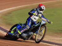 Jack Franklin competes during the British Youth Championships before the WSRA National Development League match between Belle Vue Colts and...