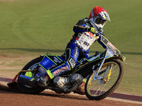 Jack Franklin competes during the British Youth Championships before the WSRA National Development League match between Belle Vue Colts and...