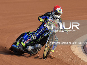 Jack Franklin competes during the British Youth Championships before the WSRA National Development League match between Belle Vue Colts and...