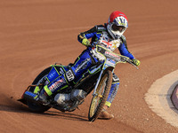 Jack Franklin competes during the British Youth Championships before the WSRA National Development League match between Belle Vue Colts and...