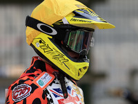 Cooper Rushen competes during the British Youth Championships before the WSRA National Development League match between Belle Vue Colts and...