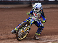 Jack Franklin competes during the British Youth Championships before the WSRA National Development League match between Belle Vue Colts and...