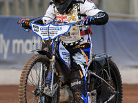 Rueben Marsh participates in the British Youth Championships before the WSRA National Development League match between Belle Vue Colts and E...