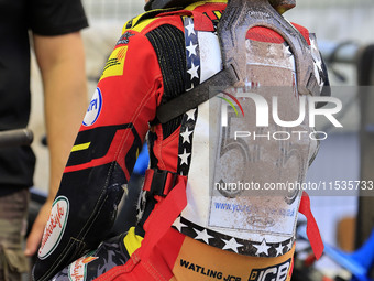 Casper Kluczniak competes during the British Youth Championships before the WSRA National Development League match between Belle Vue Colts a...