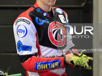 William Cairns (Reserve) of Belle Vue 'Cool Running' Colts during the WSRA National Development League match between Belle Vue Colts and Edi...