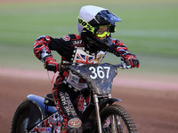 Charlie Luckman competes during the British Youth Championships before the WSRA National Development League match between Belle Vue Colts an...