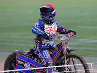 Rocco Webb competes during the British Youth Championships before the WSRA National Development League match between Belle Vue Colts and Edi...