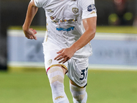 Paulo Azzi of Cagliari Calcio is in action during the Serie A match between Lecce and Cagliari in Lecce, Italy, on August 31, 2024. (