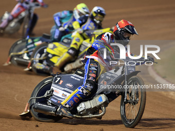 Joe Thompson (Guest) of Belle Vue 'Cool Running' Colts during the WSRA National Development League match between Belle Vue Colts and Edinbur...