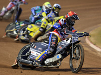 Joe Thompson (Guest) of Belle Vue 'Cool Running' Colts during the WSRA National Development League match between Belle Vue Colts and Edinbur...