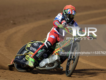 William Cairns (Reserve) of Belle Vue 'Cool Running' Colts during the WSRA National Development League match between Belle Vue Colts and Edi...