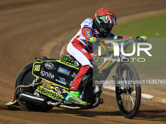 William Cairns (Reserve) of Belle Vue 'Cool Running' Colts during the WSRA National Development League match between Belle Vue Colts and Edi...