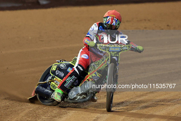 William Cairns (Reserve) of Belle Vue 'Cool Running' Colts participates in the WSRA National Development League match between Belle Vue Colt...