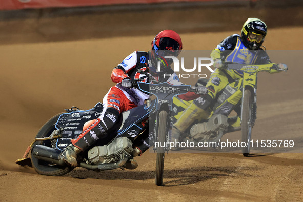 Freddy Hodder of Belle Vue 'Cool Running' Colts participates in the WSRA National Development League match between Belle Vue Colts and Edinb...