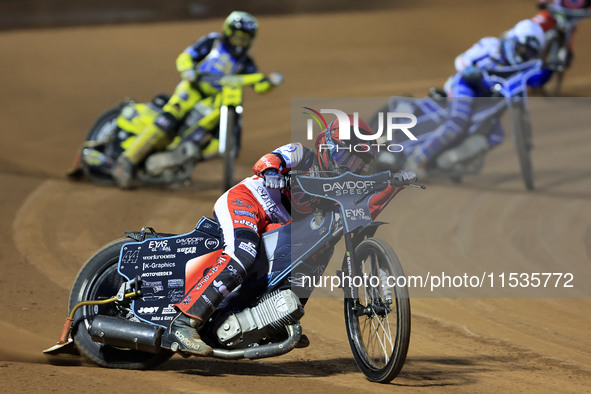 Freddy Hodder of Belle Vue 'Cool Running' Colts participates in the WSRA National Development League match between Belle Vue Colts and Edinb...