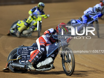 Freddy Hodder of Belle Vue 'Cool Running' Colts participates in the WSRA National Development League match between Belle Vue Colts and Edinb...