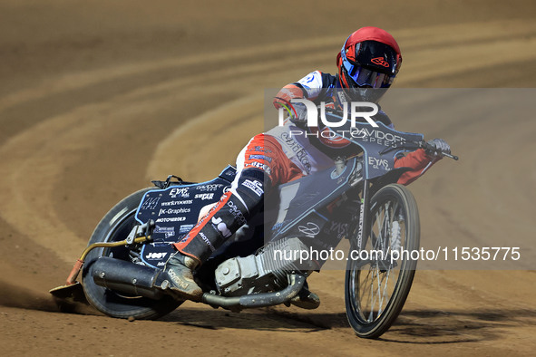 Freddy Hodder of Belle Vue 'Cool Running' Colts participates in the WSRA National Development League match between Belle Vue Colts and Edinb...