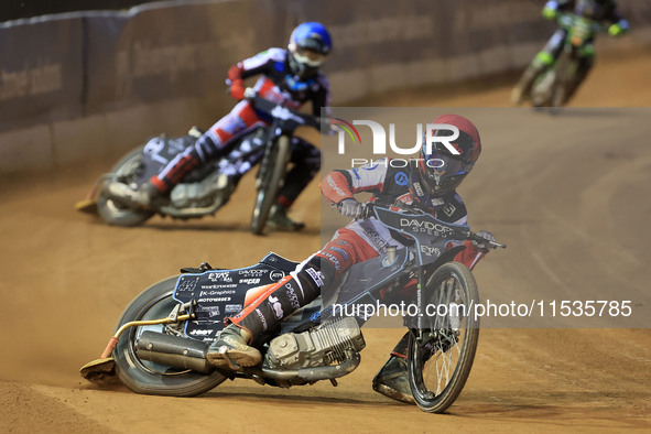 Freddy Hodder of Belle Vue 'Cool Running' Colts participates in the WSRA National Development League match between Belle Vue Colts and Edinb...