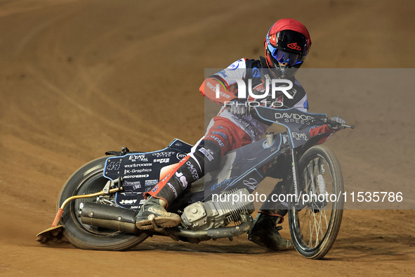 Freddy Hodder of Belle Vue 'Cool Running' Colts participates in the WSRA National Development League match between Belle Vue Colts and Edinb...