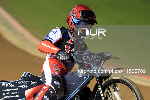 Freddy Hodder of Belle Vue 'Cool Running' Colts participates in the WSRA National Development League match between Belle Vue Colts and Edinb...