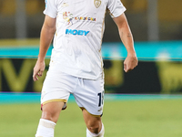 Razvan Marin of Cagliari Calcio is in action during the Serie A match between Lecce and Cagliari in Lecce, Italy, on August 31, 2024. (