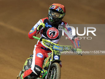 William Cairns (Reserve) of Belle Vue 'Cool Running' Colts during the WSRA National Development League match between Belle Vue Colts and Edi...