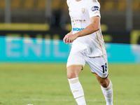 Razvan Marin of Cagliari Calcio is in action during the Serie A match between Lecce and Cagliari in Lecce, Italy, on August 31, 2024. (