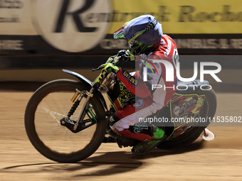 William Cairns (Reserve) of Belle Vue 'Cool Running' Colts during the WSRA National Development League match between Belle Vue Colts and Edi...