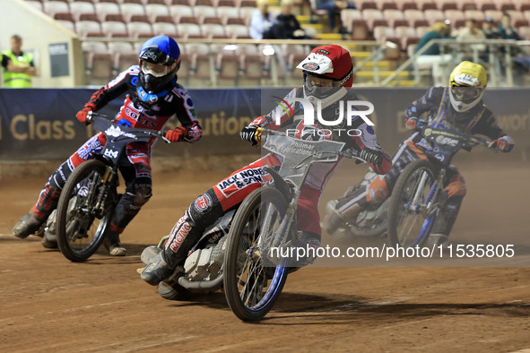 Jack Shimelt (Guest) of Belle Vue 'Cool Running' Colts during the WSRA National Development League match between Belle Vue Colts and Edinbur...