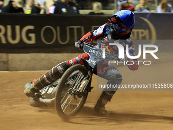 Freddy Hodder of Belle Vue 'Cool Running' Colts participates in the WSRA National Development League match between Belle Vue Colts and Edinb...