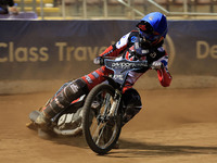 Freddy Hodder of Belle Vue 'Cool Running' Colts participates in the WSRA National Development League match between Belle Vue Colts and Edinb...