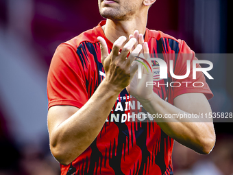 PSV player Luuk de Jong during the match PSV vs. Go Ahead Eagles at the Philips Stadium for the Dutch Eredivisie 4th round season 2024-2025...