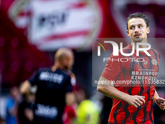 PSV player Olivier Boscagli during the match PSV vs. Go Ahead Eagles at the Philips Stadium for the Dutch Eredivisie 4th round season 2024-2...