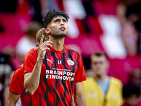 PSV player Ricardo Pepi during the match PSV vs. Go Ahead Eagles at the Philips Stadium for the Dutch Eredivisie 4th round season 2024-2025...