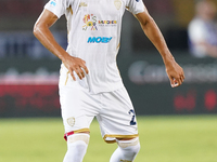 Jose Luis Palomino of Cagliari Calcio is in action during the Serie A match between Lecce and Cagliari in Lecce, Italy, on August 31, 2024....