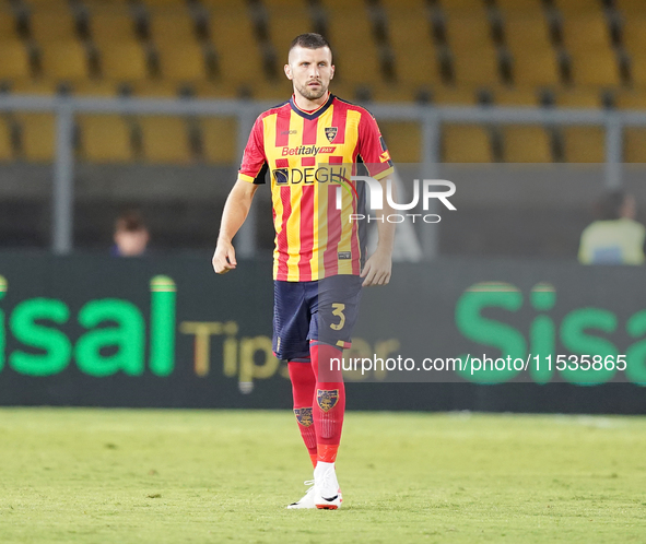 Ante Rebic of US Lecce during the Serie A match between Lecce and Cagliari in Lecce, Italy, on August 31, 2024. 