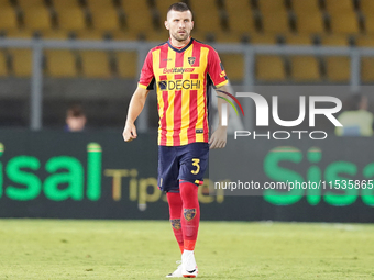 Ante Rebic of US Lecce during the Serie A match between Lecce and Cagliari in Lecce, Italy, on August 31, 2024. (