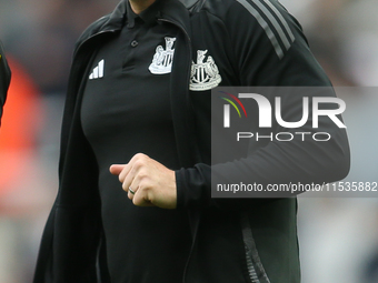 Newcastle United Manager Eddie Howe during the Premier League match between Newcastle United and Tottenham Hotspur at St. James's Park in Ne...