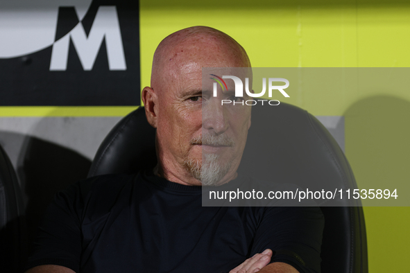 Rolando Maran (Brescia Calcio head coach) during the Serie BKT match between Sudtirol and Brescia in Bolzano, Italy, on August 31, 2024. 