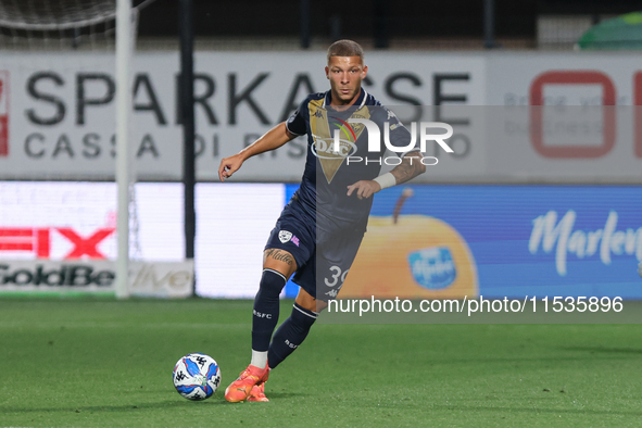 Michele Besaggio (Brescia Calcio) during the Serie BKT match between Sudtirol and Brescia in Bolzano, Italy, on August 31, 2024. 