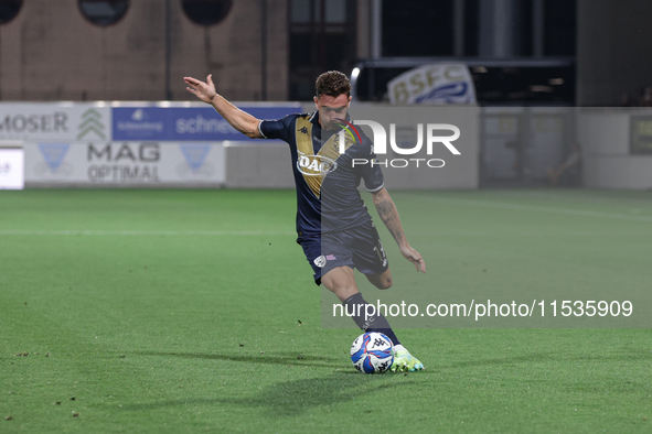 Niccolo Corrado (Brescia Calcio) during the Serie BKT match between Sudtirol and Brescia in Bolzano, Italy, on August 31, 2024. 