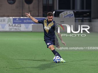 Niccolo Corrado (Brescia Calcio) during the Serie BKT match between Sudtirol and Brescia in Bolzano, Italy, on August 31, 2024. (