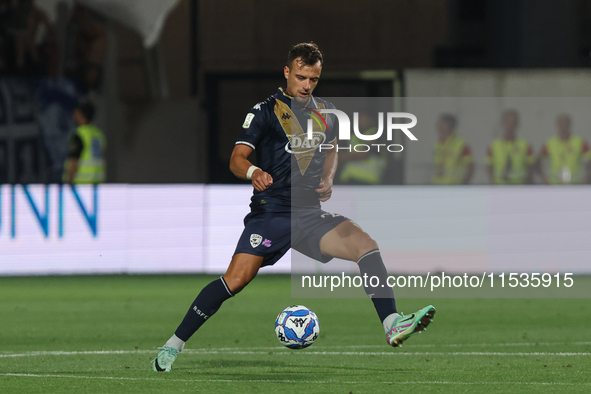 Davide Adorni (Brescia Calcio) during the Serie BKT match between Sudtirol and Brescia, in Bolzano, Italy, on August 31, 2024. 