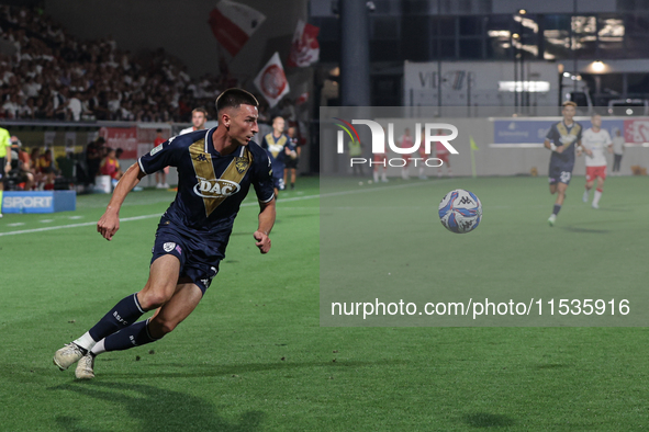 Ante Matej Juric (Brescia Calcio) during the Serie BKT match between Sudtirol and Brescia in Bolzano, Italy, on August 31, 2024. 